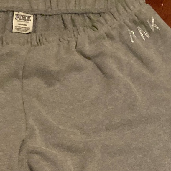 PINK gray sweatpants/joggers - Picture 3 of 4